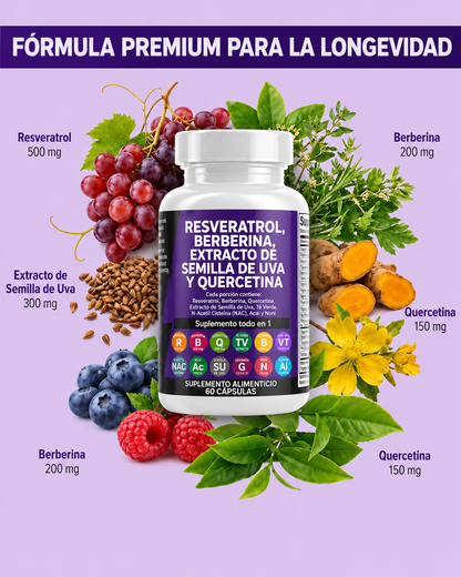 SUPLEMENTO DE RESVERATROL 2X1