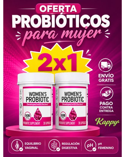 PROBIOTICOS PARA MUJERES- EQUILIBRIO PH 2X1